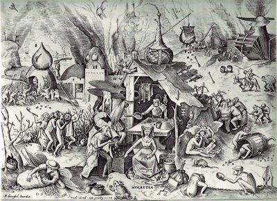 Archivo:Pieter Bruegel the Elder- Los siete pecados capitales o los siete vicios - Avarice.JPG