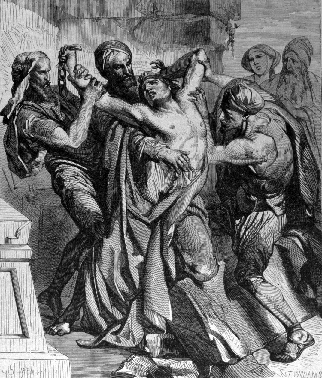Unknown artist - The possessed of Capernam Despite the miracles performed by Jesus the city refus - (MeisterDrucke-1024147).jpg