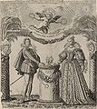 Drawings of the Duke of Orléans, brother of Louis XIII, and the Duchess of Montpensier, married 2 August 1626.jpg